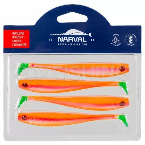 Силиконовая приманка Narval Skinny 12см. #033 4шт.
