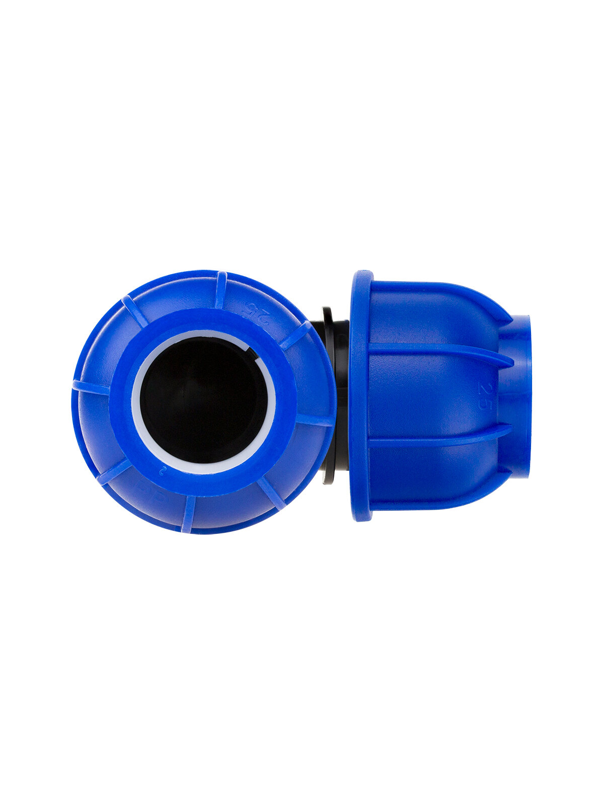 Угол ПНД 25х25 обжимной компрессионный, 2 шт. — фото 1