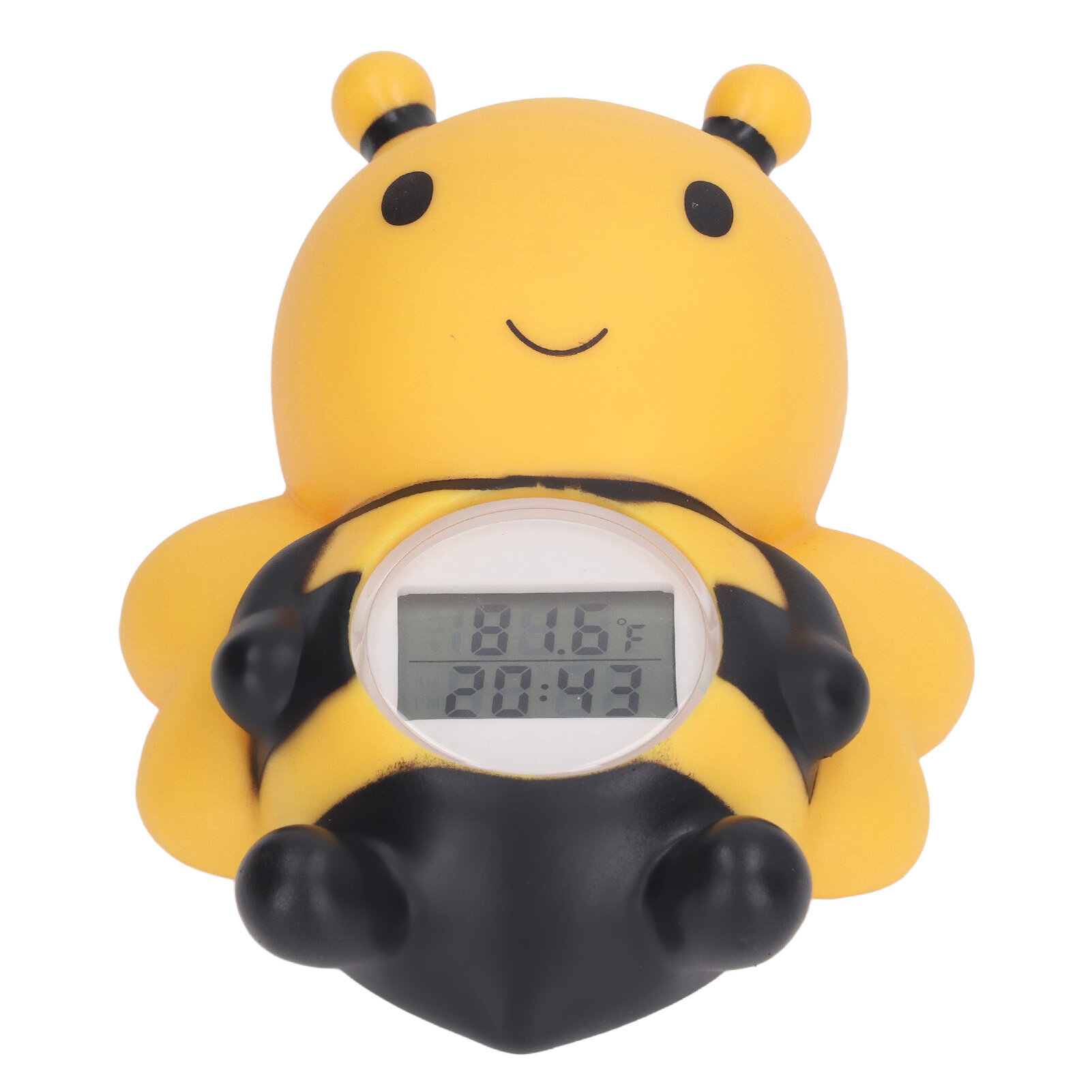 Детский термометр для ванны в форме пчелки с функцией сигнализации для безопасного контроля температуры воды от 0 до 60 градусов