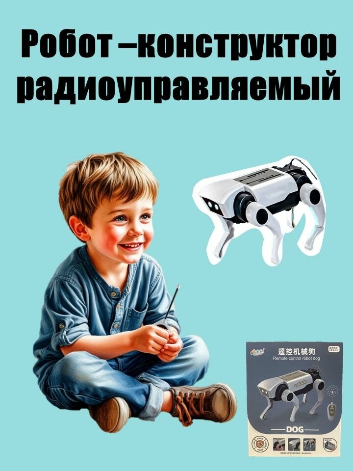 Развивающий робот-конструктор Бионический питомец