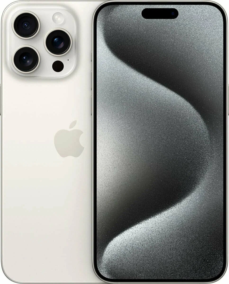 Смартфон Apple iPhone 15 Pro 256 ГБ, Dual nano SIM, белый титан