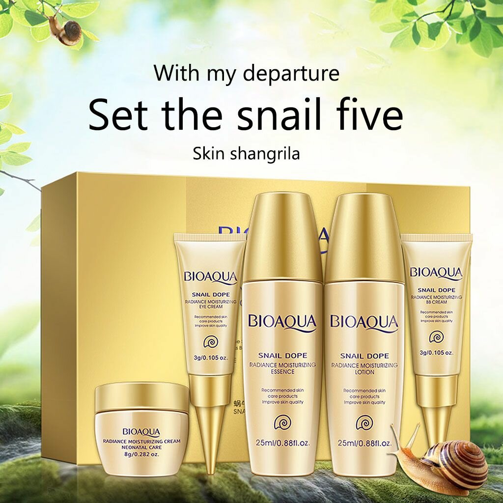 Подарочный набор косметики Bioaqua, уход за лицом и телом, экстракт, 5 в 1