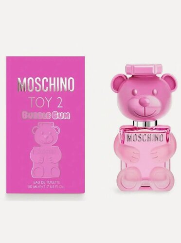 Изображение товара Туалетная вода женская MOSCHINO Toy 2 Bubble Gum, 50 мл. Цветочно-фруктовый аромат