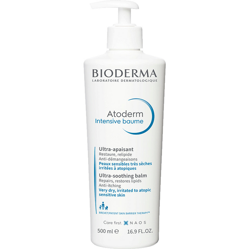 БИОДЕРМА АТОДЕРМ Липидовосстанавливающий бальзам Интенсив, 500 мл | BIODERMA Atoderm Intensive Baume