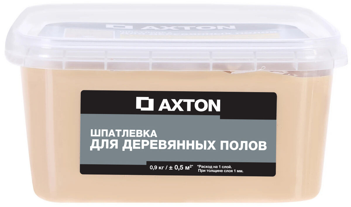 Шпатлёвка Axton для деревянных полов 0.9 кг сосна