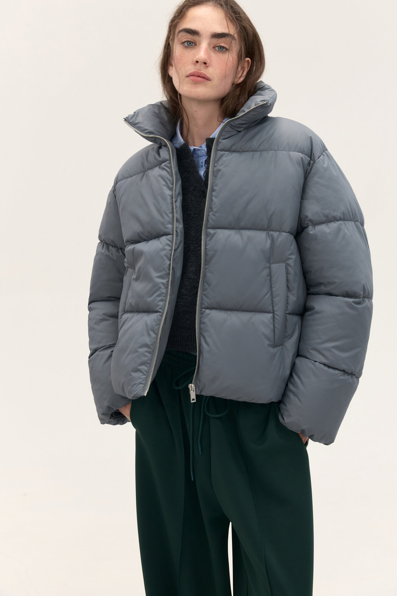 Куртка Befree Капсула Gentle retro размер XS серый