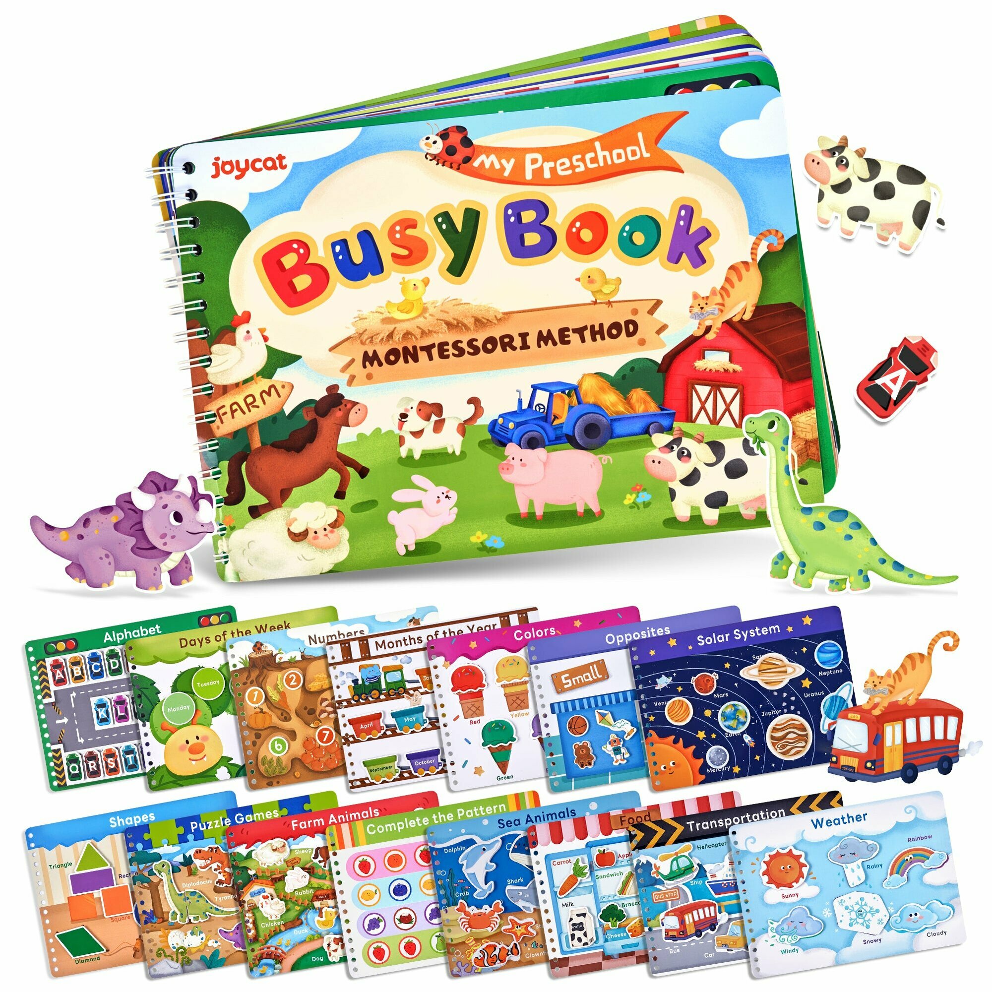BUSY BOOK развивающая книжка, посвященная темам раннего обучения