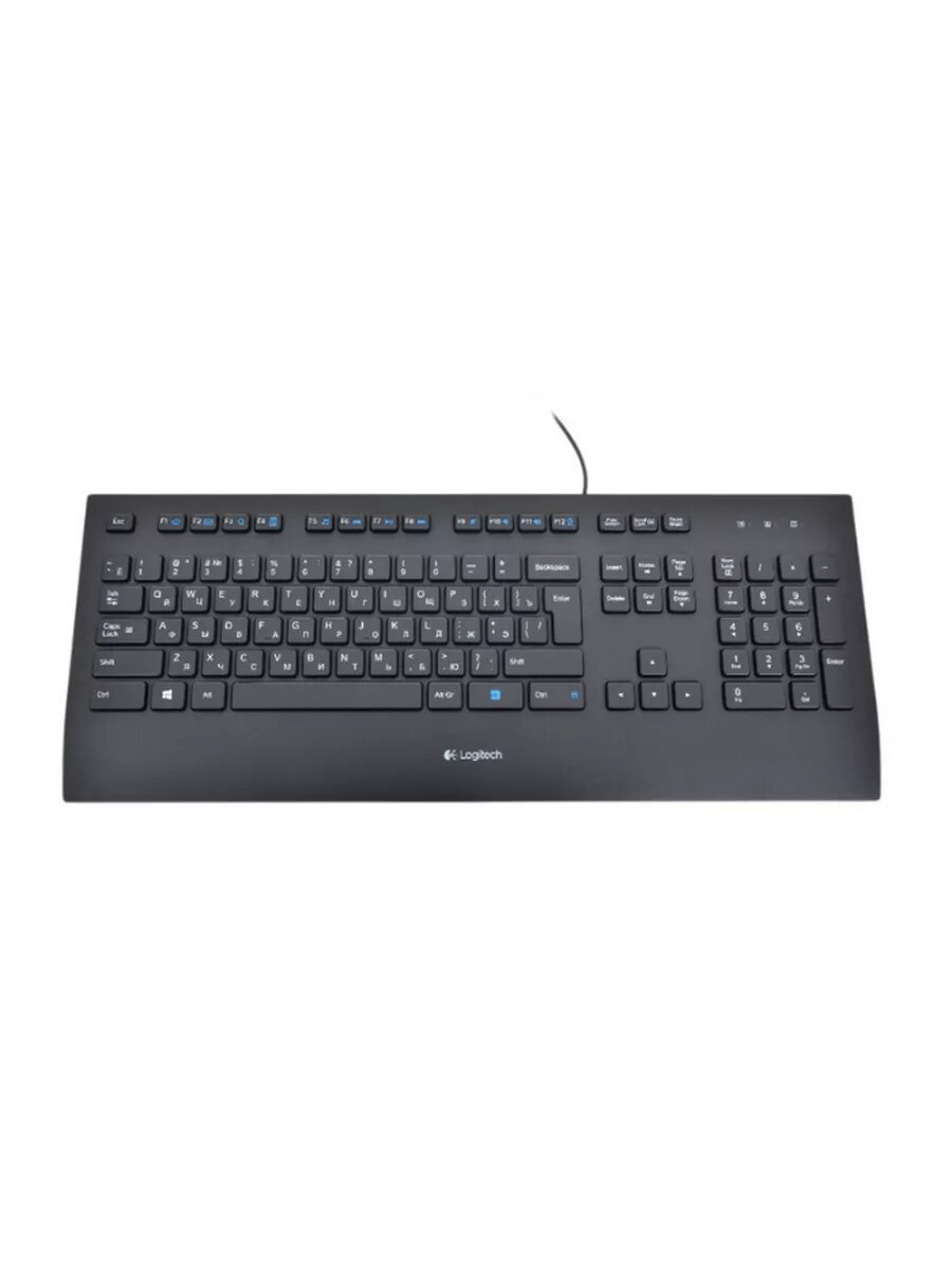Клавиатура Logitech K280e черный USB (920-005215)