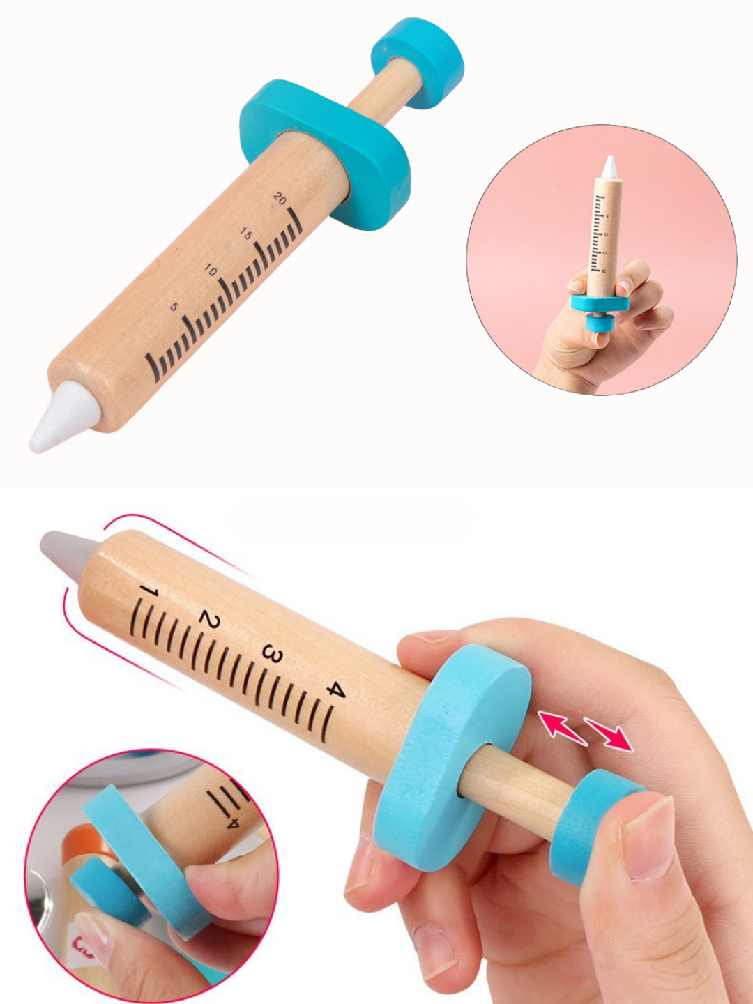 Детский игровой набор доктора, из дерева — фото 1