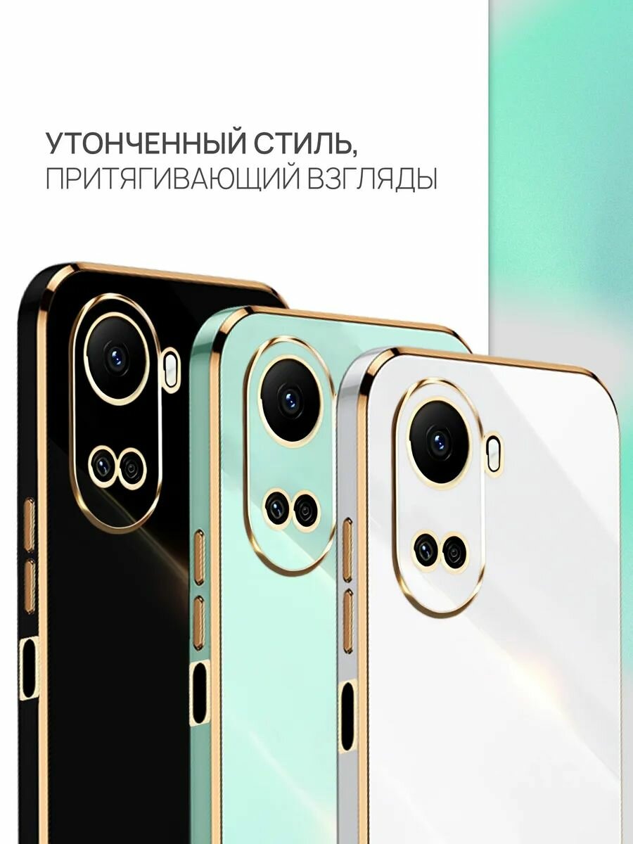 Чехол на Huawei nova 10 se силикон противоударный; защита камеры — фото 1