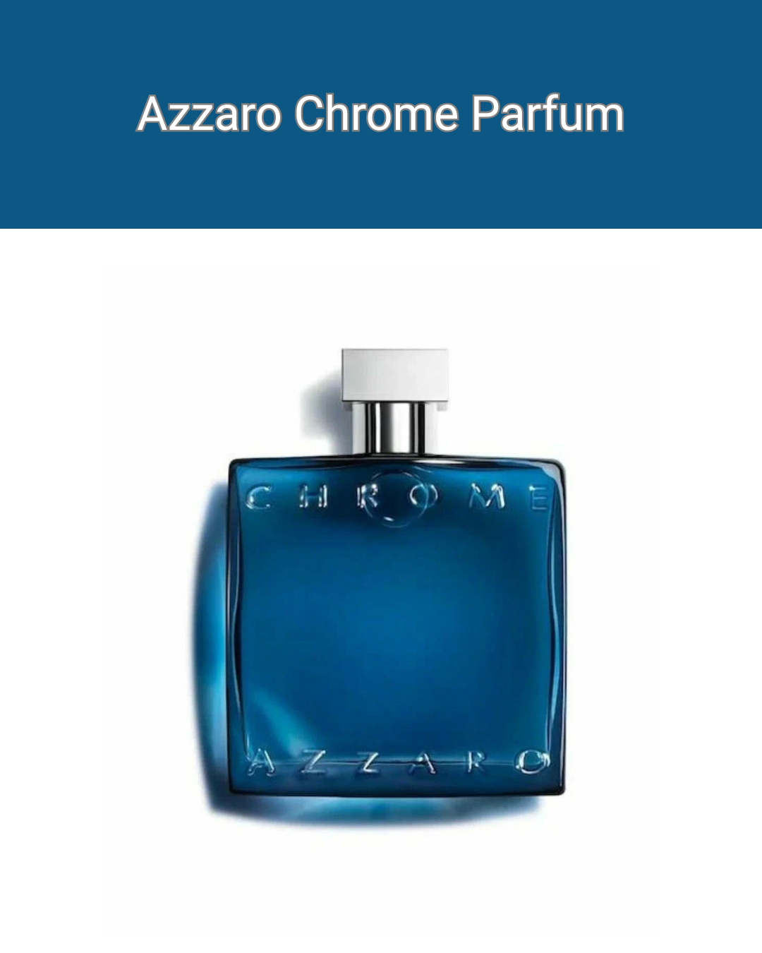 Azzaro Chrome Parfum 100мл - Парфюмированная вода для мужчин
