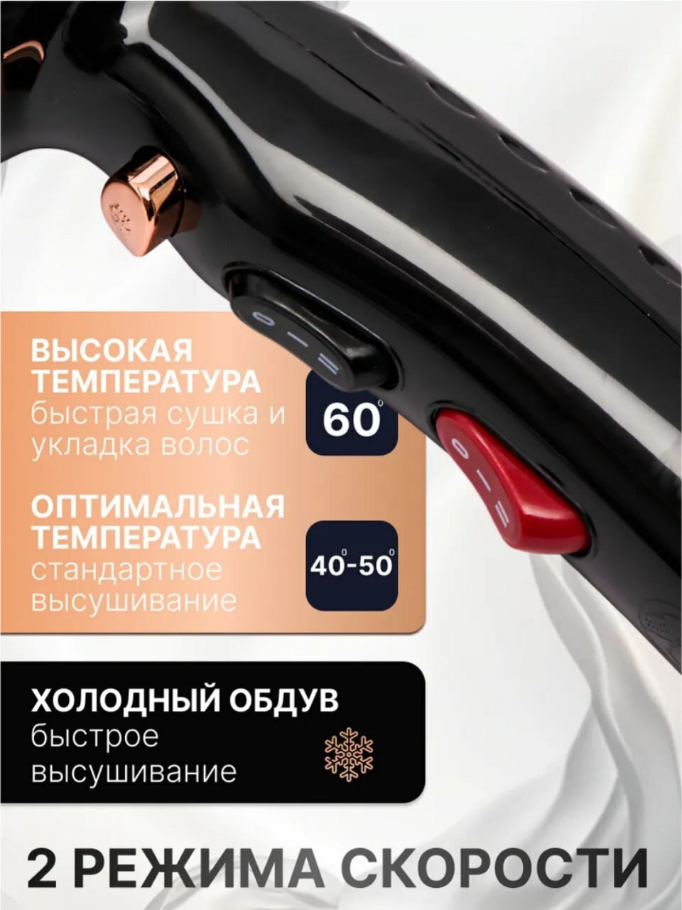 Philips PH‑7777 Профессиональный фен для волос, 4000 Вт, Быстрая сушка и укладка — фото 1