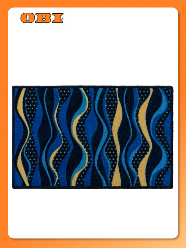 Коврики Скио 40х60х7 см синий