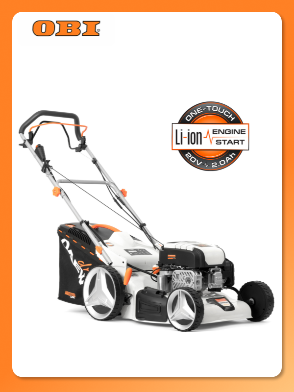 Газонокосилка DAEWOO L50SPE 5л. с 48см ширина скашивания складная ручка