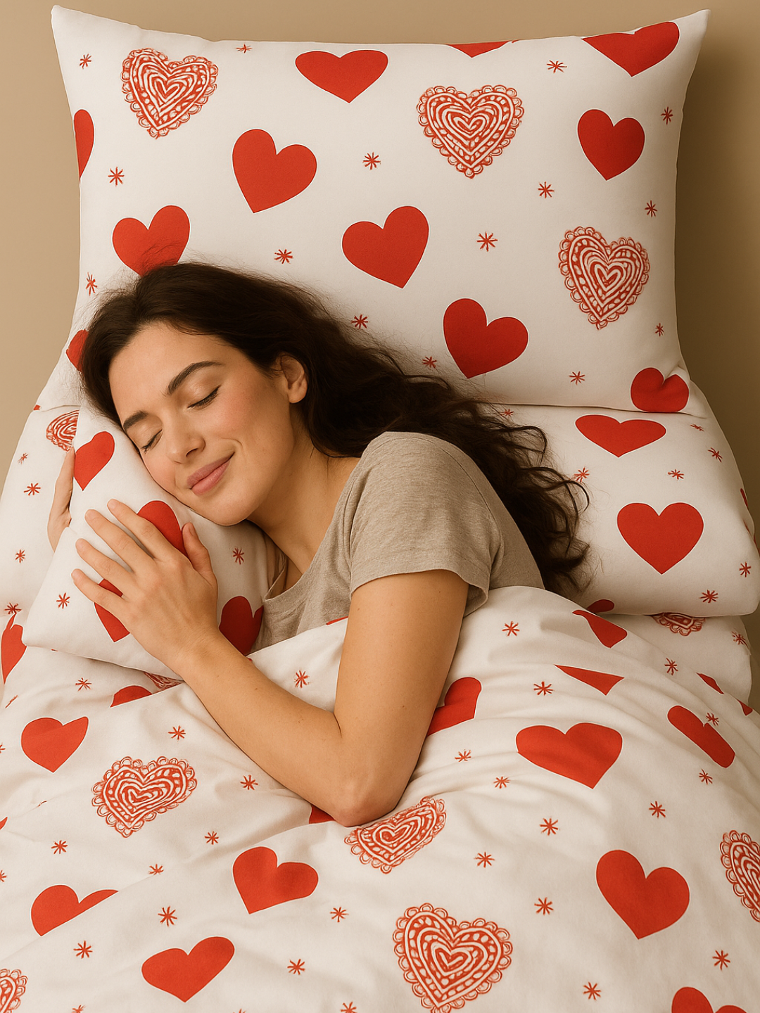 Постельное белье Choyshab "Простынь и Наволочка", полисатин, 80%/20%, хлопок/полиэстер