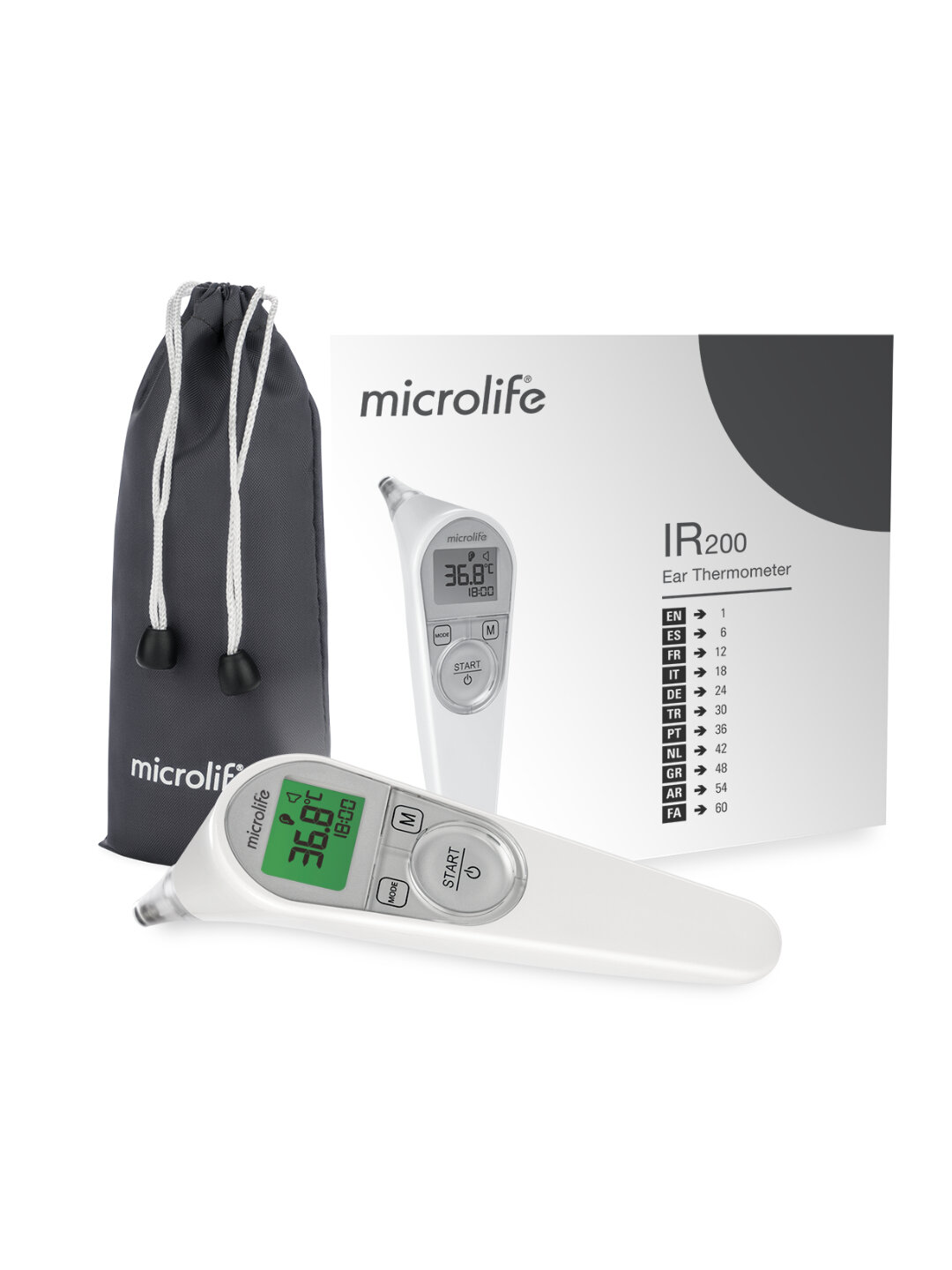 Ушной термометр IR 200 с измерением за одну секунду — фото 1