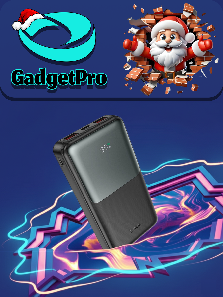 Внешний аккумулятор Hoco J136 10000 mA.ch 22,5 Вт + PD20W, компактный, быстрая зарядка, черный