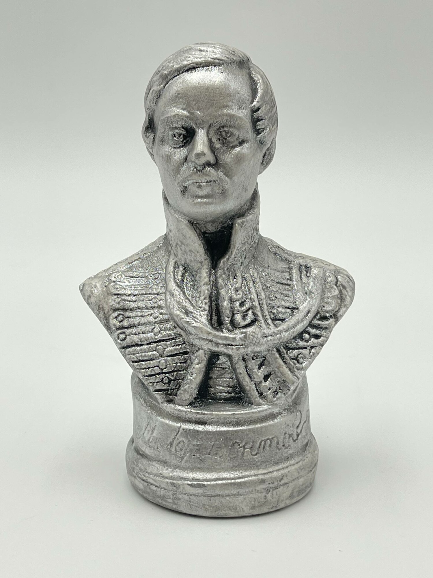 Набор из 5 бюстов русских писателей А. С. Пушкин, М. Ю. Лермонтов, Л. Н. Толстой, А. П. Чехов С. А. Есенин — фото 1