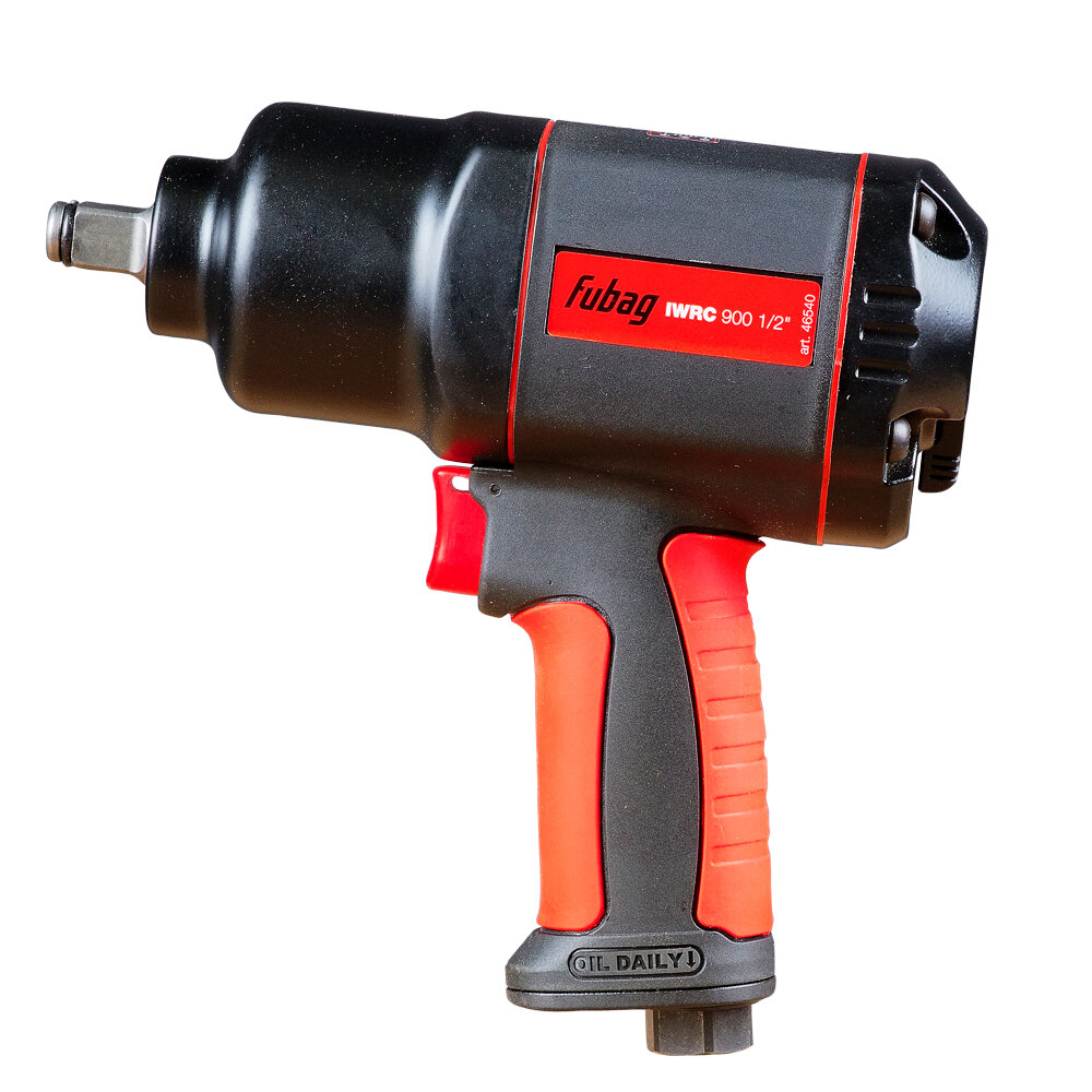 Пневмогайковерт ударный FUBAG IW900 1/2 дюйма, Twin hammer, 290 л/мин, реверс