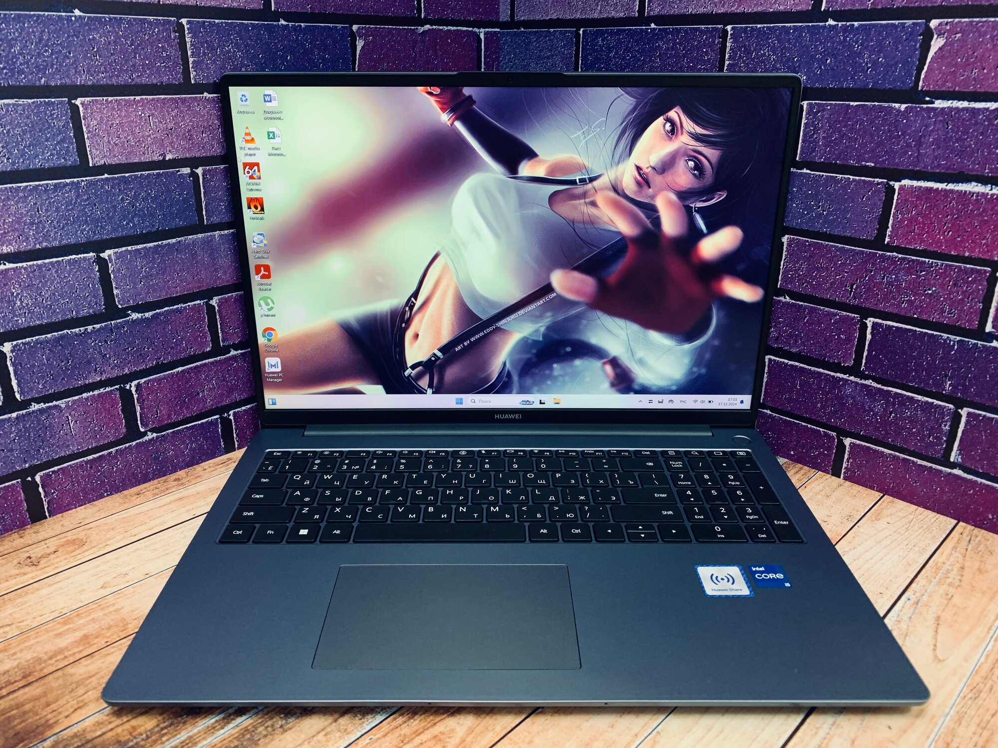 Ноутбук HUAWEI MateBook D16 Intel core i5-12450H+8+512, WINDOWS 11, (MCLF-X), Космический серый, (53013WXE) — фото 1