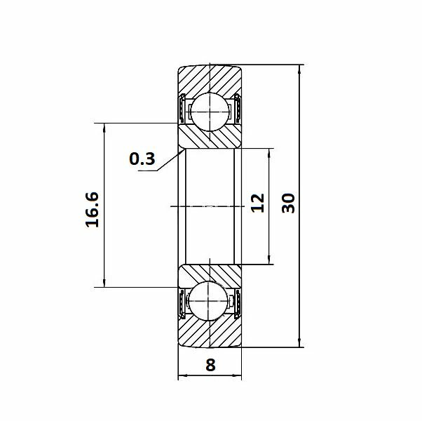 Опорный ролик LR6001NPPU ZHLRU — фото 1