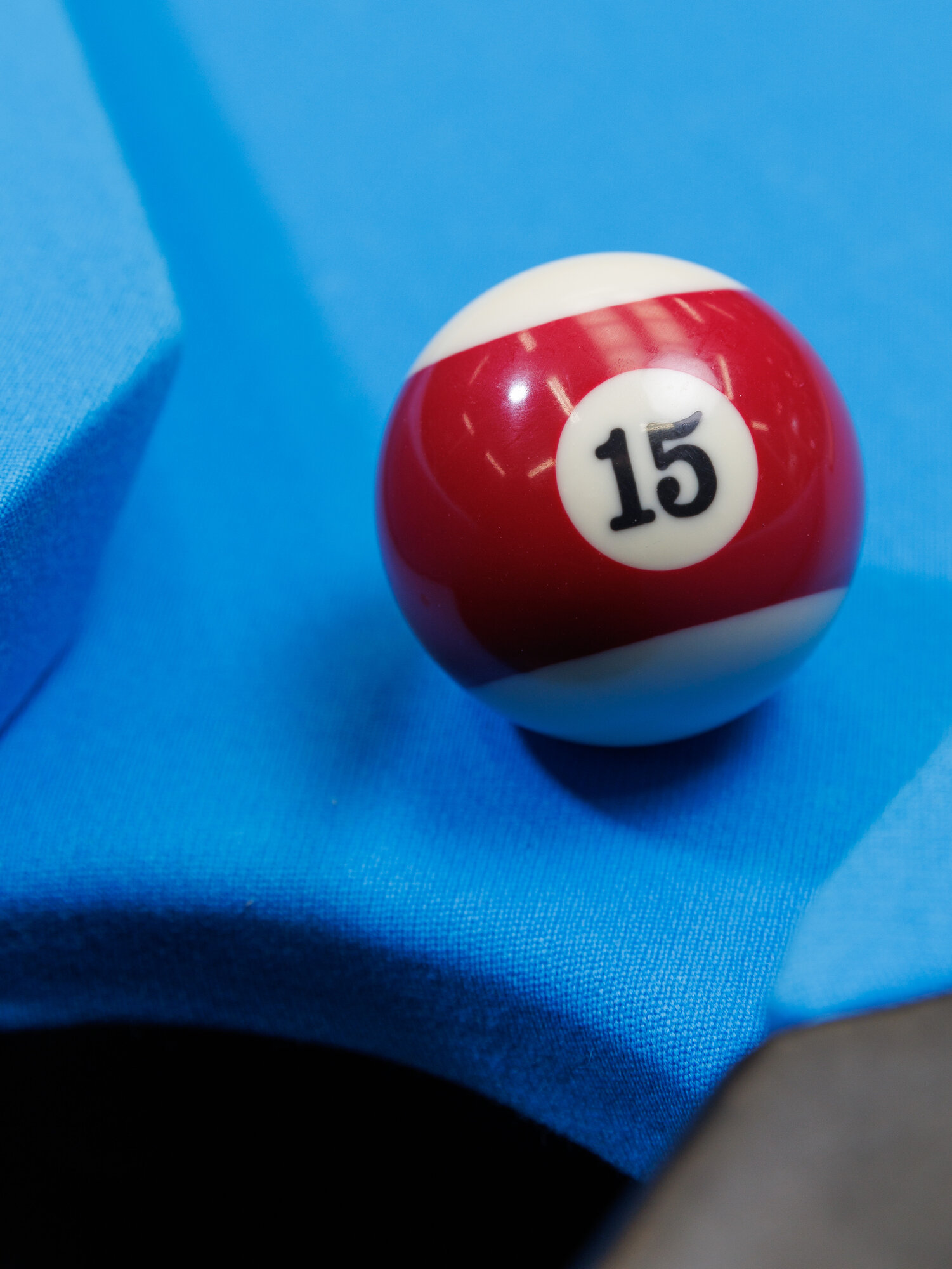 Шар для бильярда Mr.Fox Pool Standart №15 572 мм бильярдный шар бордовый/белый