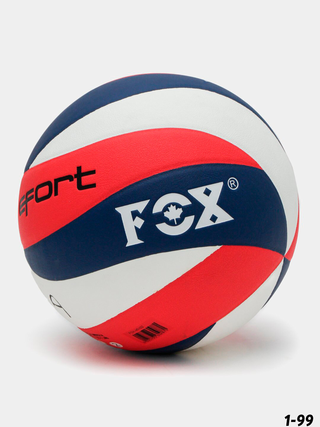 Волейбольный мяч FOX, для зала, №5, термосклейка, полиуретан — фото 1