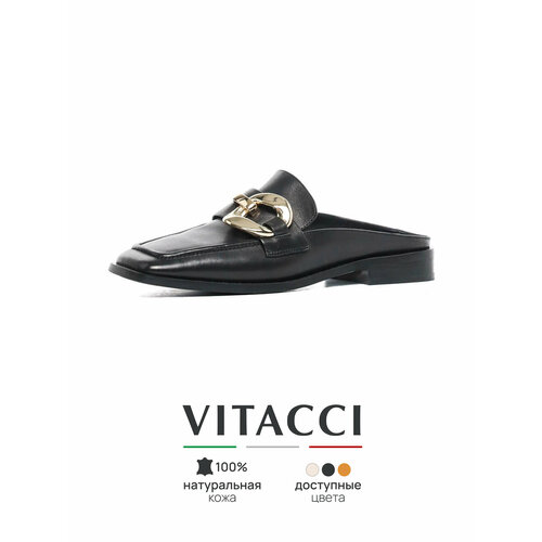фото Мюли vitacci, размер 39, черный