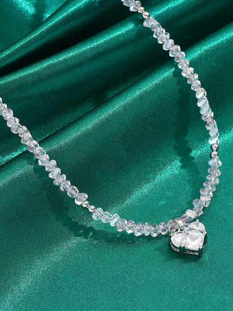 Бусы, авантюриновое стекло, искусственный камень — фото 1