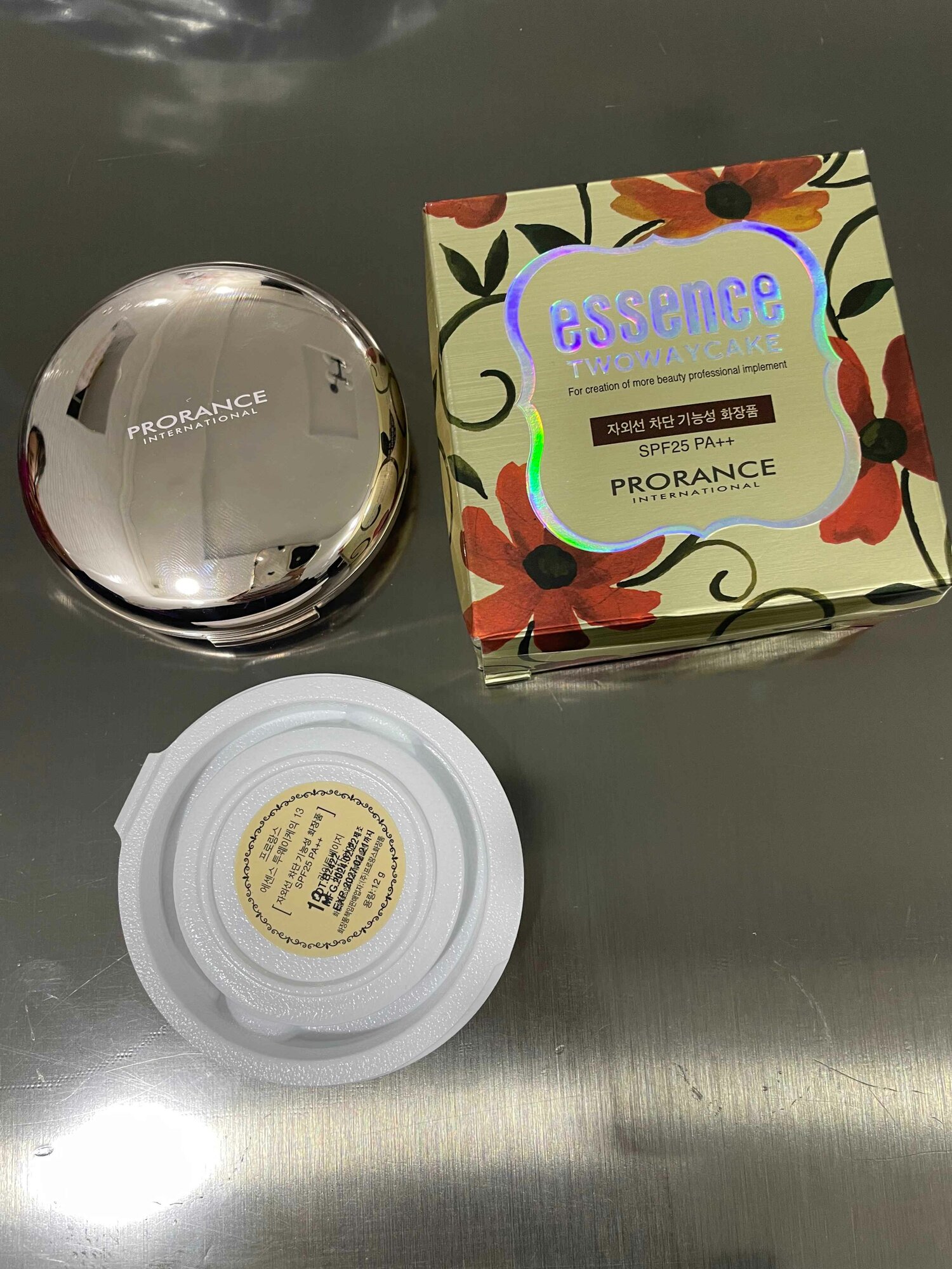 Пудра для лица Prorance Essence twoway cake, 12 г*2, c запаской, тон 13 — фото 1