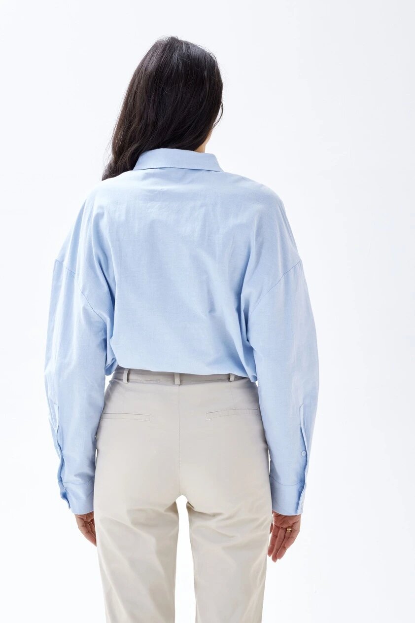 Рубашка Selfie, размер S, голубой — фото 1