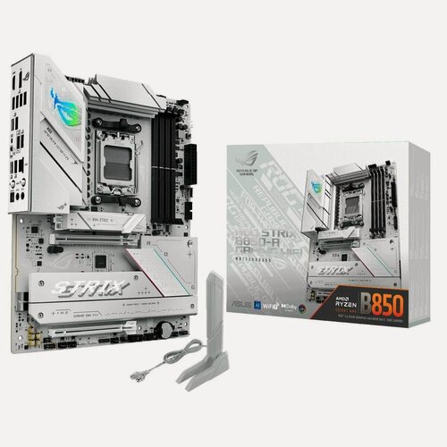 Изображение товара Материнская плата Asus ROG STRIX B850-A GAMING, поддержка Wi-Fi, ATX, RGB-подсветка