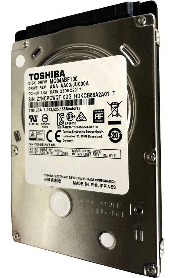 Жесткий диск Toshiba 1Tb (MQ04ABF100)