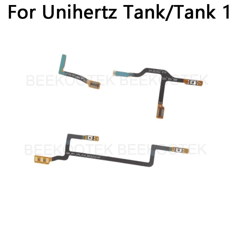 Новый оригинальный кабель питания Unihertz Tank 1, кнопка регулировки громкости, боковой кабель PPT, гибкий кабель FPC для смартфона Unihertz Tank, only volume fpc — фото 1