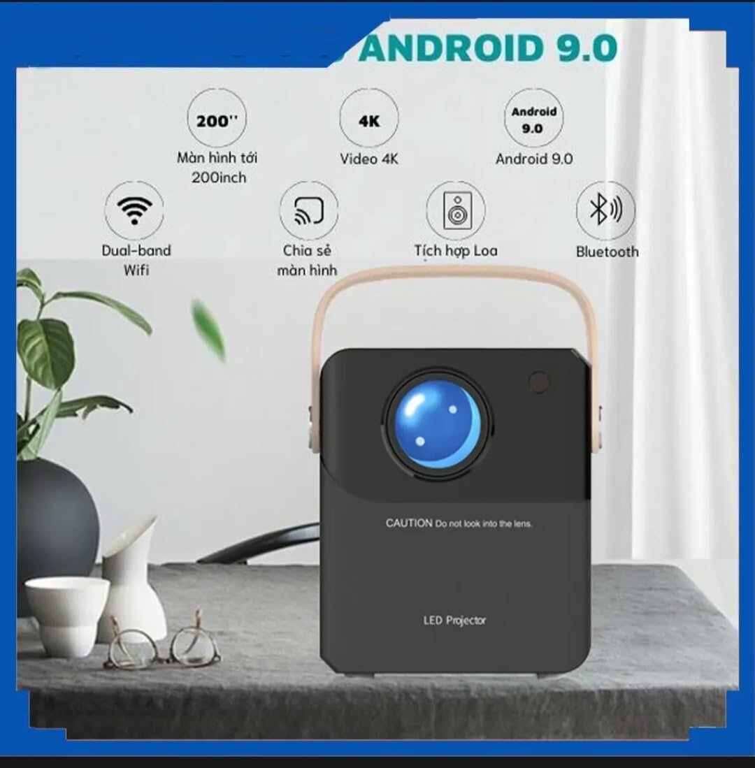 Проектор CY303 для домашнего кинотеатра, с Wi-Fi, Full HD, 1920 x 1080