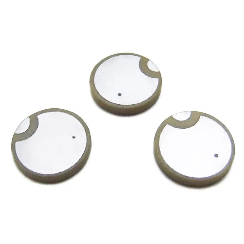 3 шт, пьезокерамические пластины MoreSunsDIY Crystal Piezoelectric Plate, 3pcs 14x2mm