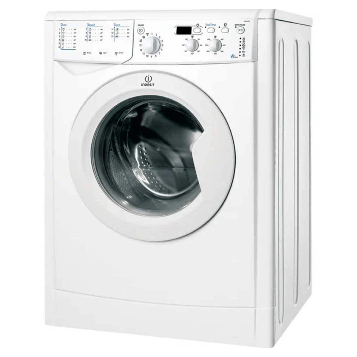 Стиральная машина Indesit IWUD 4085, загрузка 4 кг, 800 об/мин, цвет белый