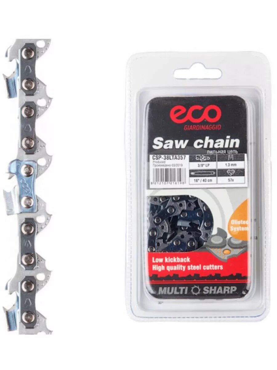 Цепь 40 см 3/8" LP 1,3 мм 57 звеньев ECO 38LTA (CSP-38LTA357)