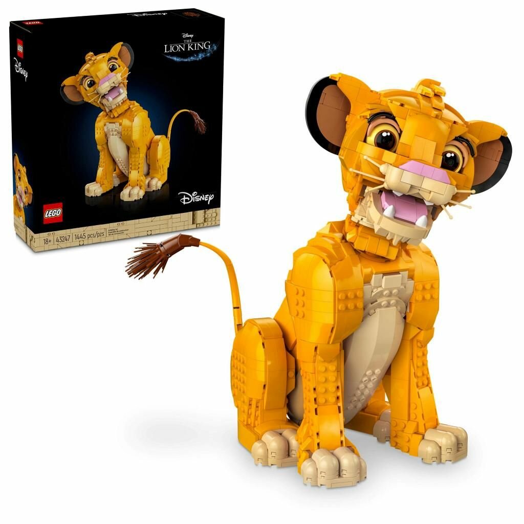 Конструктор LEGO Disney Юный Симба - Король Лев 43247, 1445 деталей, от 18 лет