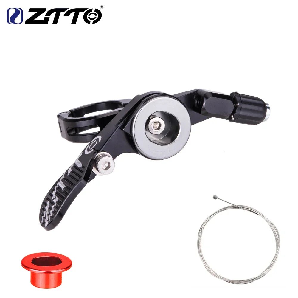 ZTTO MTB регулируемый подседельный штырь, рычаг, черный, black-titamun
