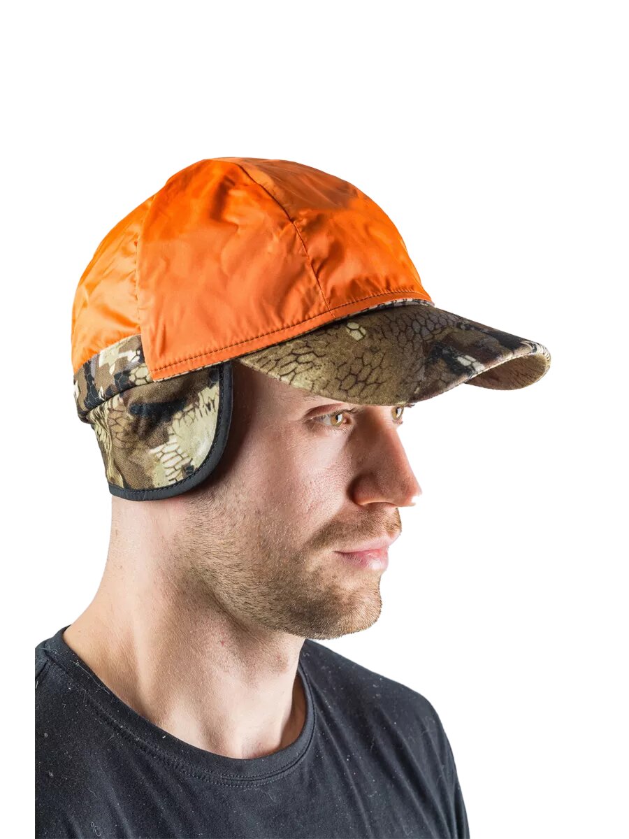 Бейсболка Holster для мужчин размер 61-62 белый черный оранжевый серый