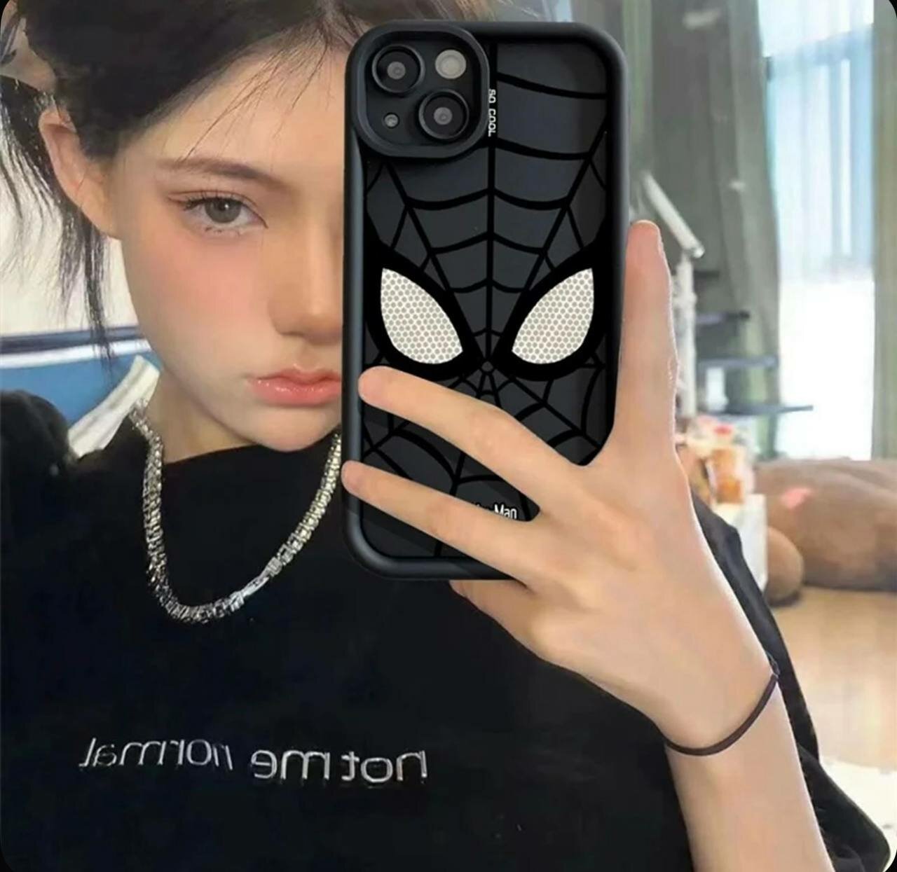 Чехол "Человек-Паук", с защитой камеры, для iPhone 15 Pro Max