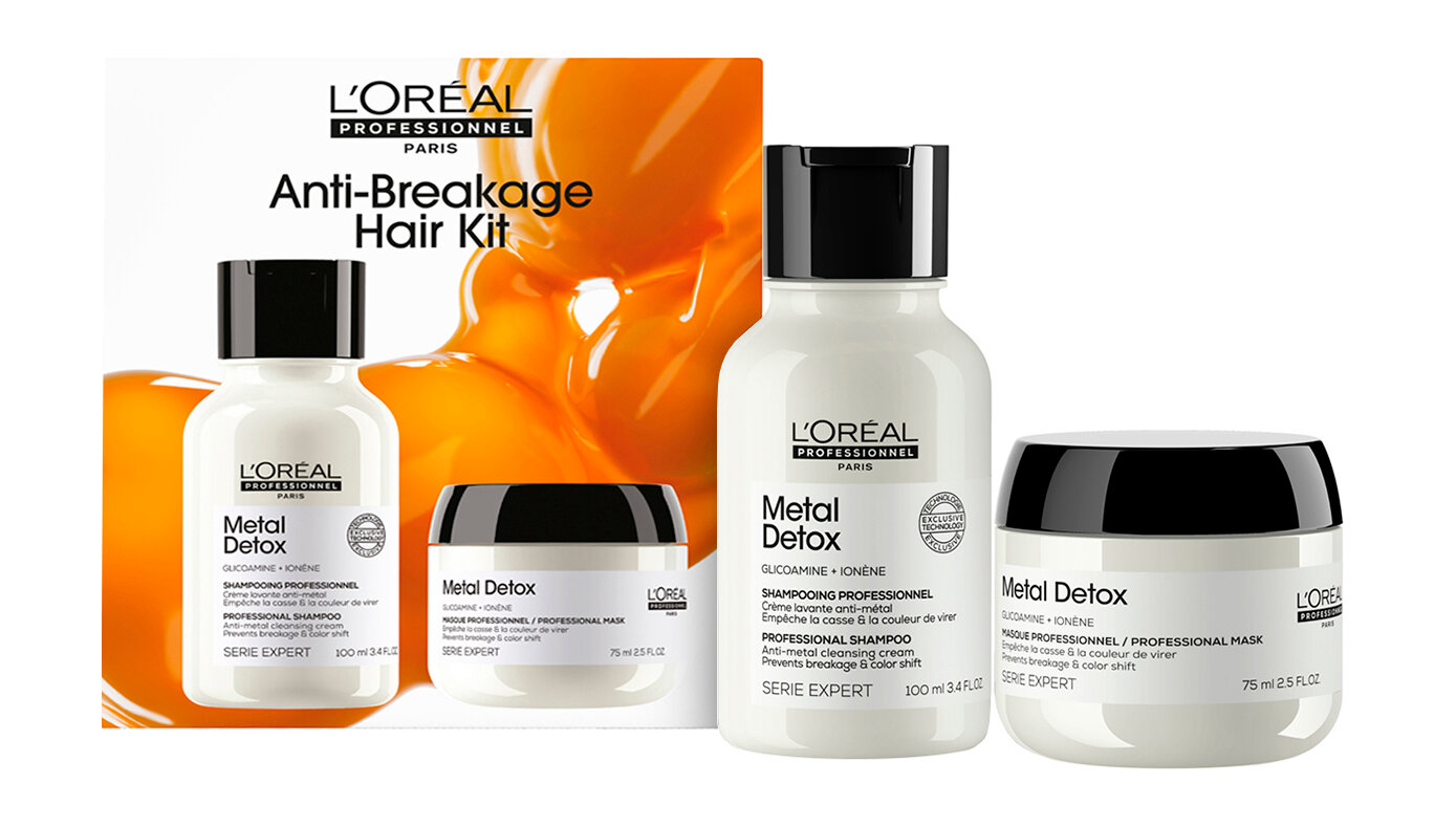 L'OREAL PROFESSIONNEL Serie Expert Metal Detox Набор для волос (2 элемента)