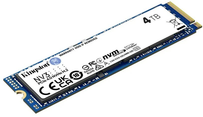 キングストンテクノロジー Kingston SSD KC3000 4096GB 4TB PCIe Gen