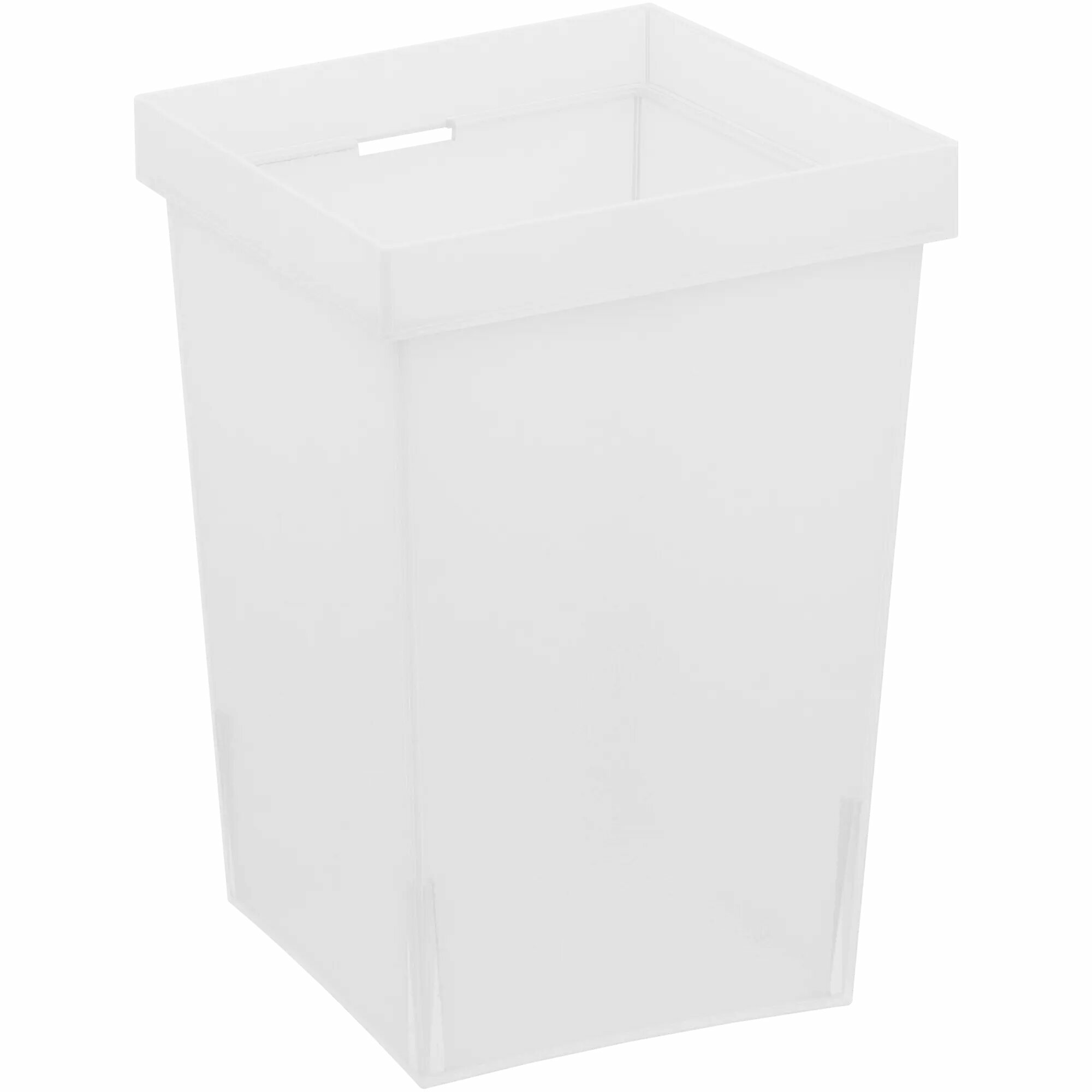 Контейнер для хранения Delinia ID 10x10x14.7 см пластик цвет белый