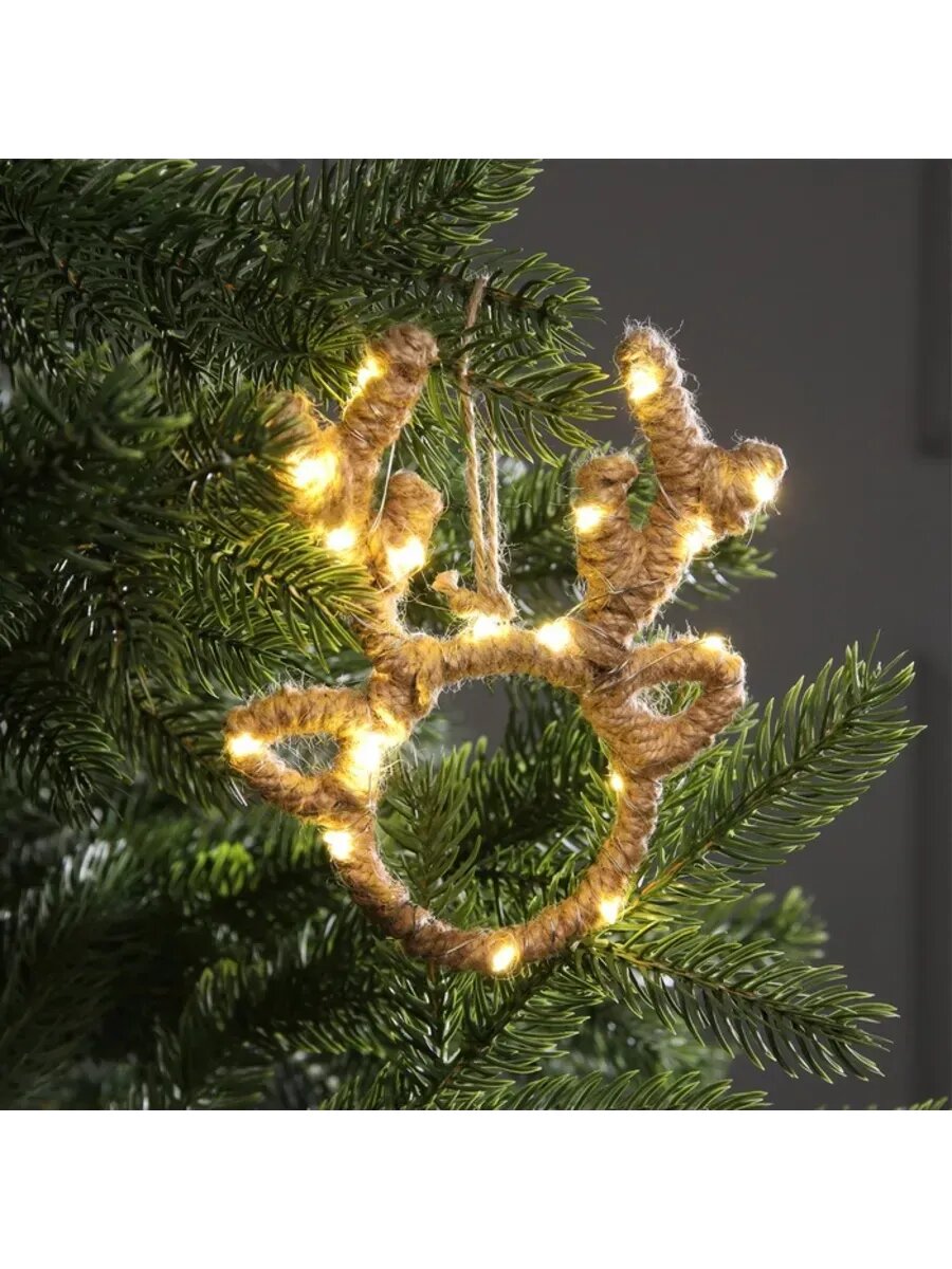 Светодиодная фигура Олень 20 LED теплый белый свет