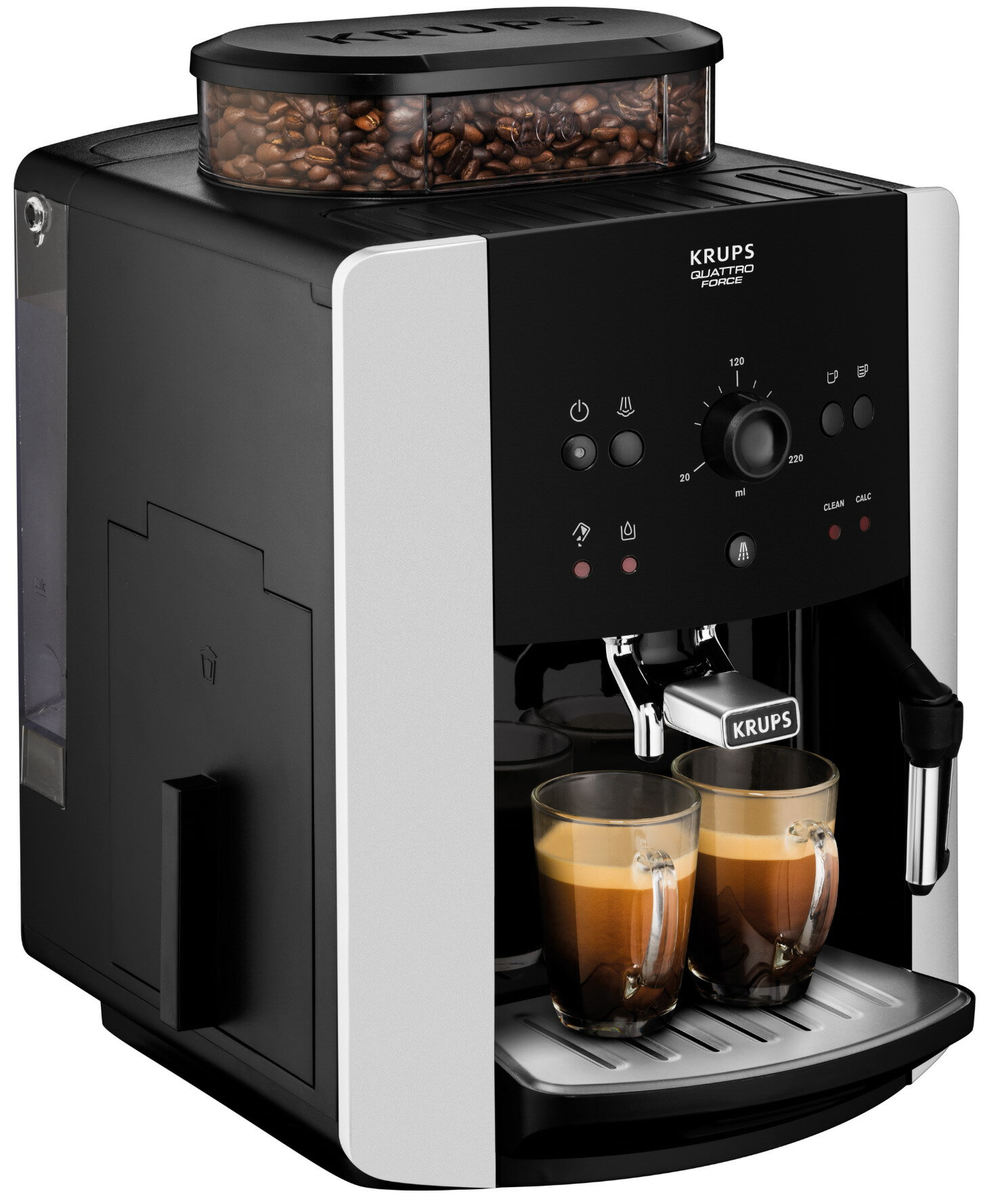 Кофемашина автоматическая Krups Arabica EA811810 черный/ серебряный