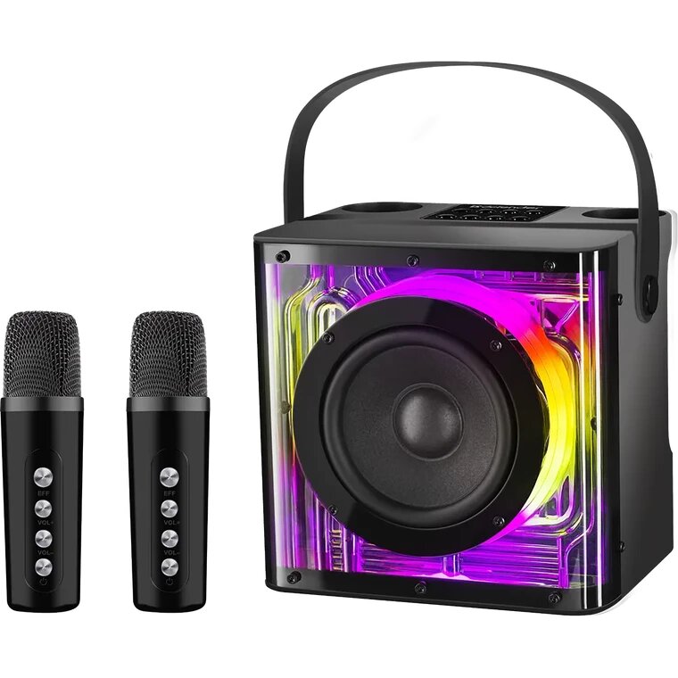 Колонка портативная Defender Versuz, черный Моно, 15Вт, пластик, AUX, USB , USB Type-C