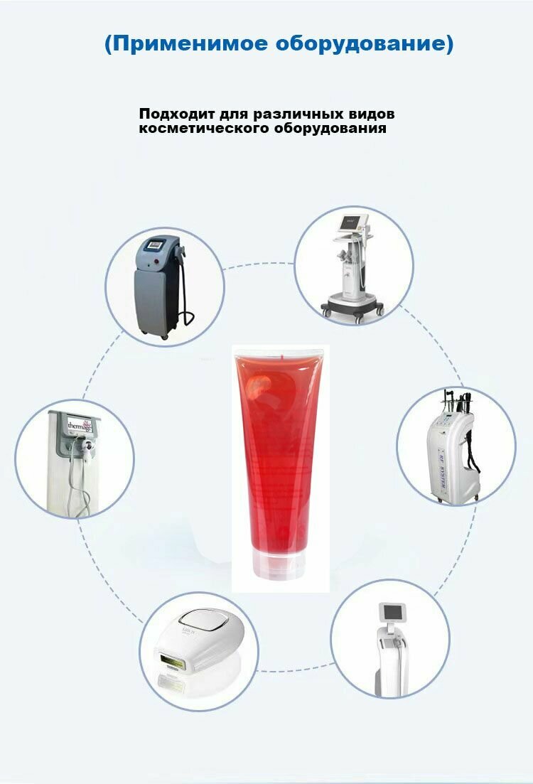 Контактный гель для RF-лифтинга и микротоков, гель для аппаратной косметологии, 300 мл.