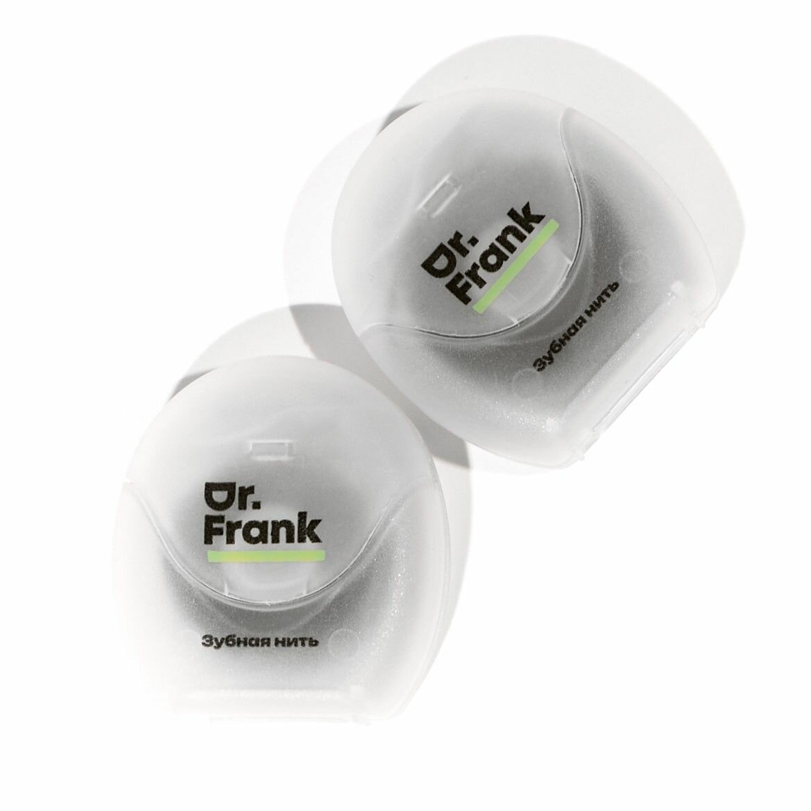 Картинки Зубная нить Doctor Frank, с ароматом мяты, вощеная, чёрная, длина 50м